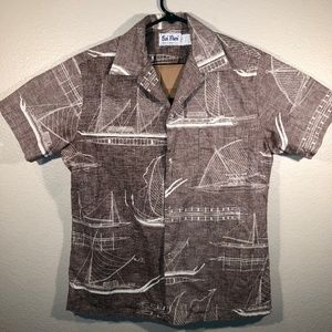 VTG KAI NANI HAWAIIAN ALOHA SHIRT SZ L